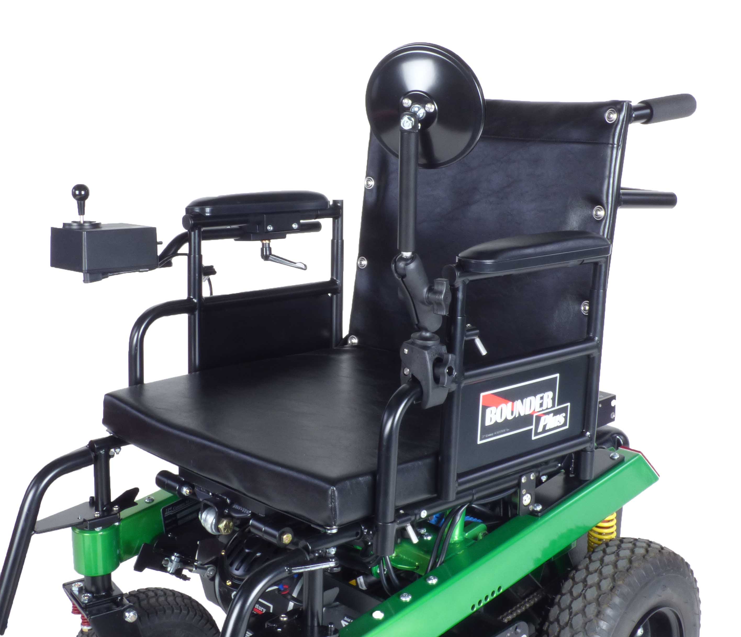 Bounder Plus H-frame Power Wheelchair with mirror