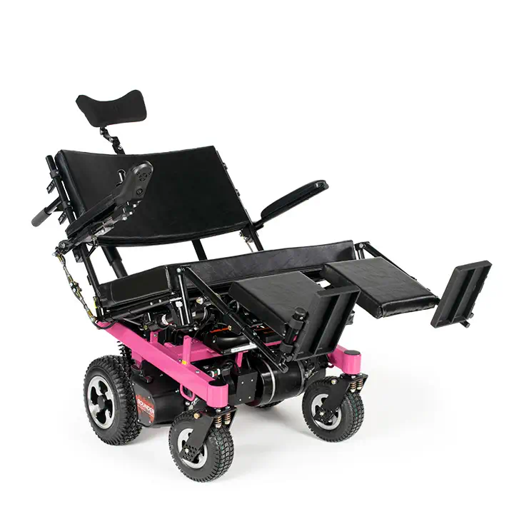 BIG BOUNDER 1000 Power Wheelchair with Tilt, Recline, Power Elevating Legrests